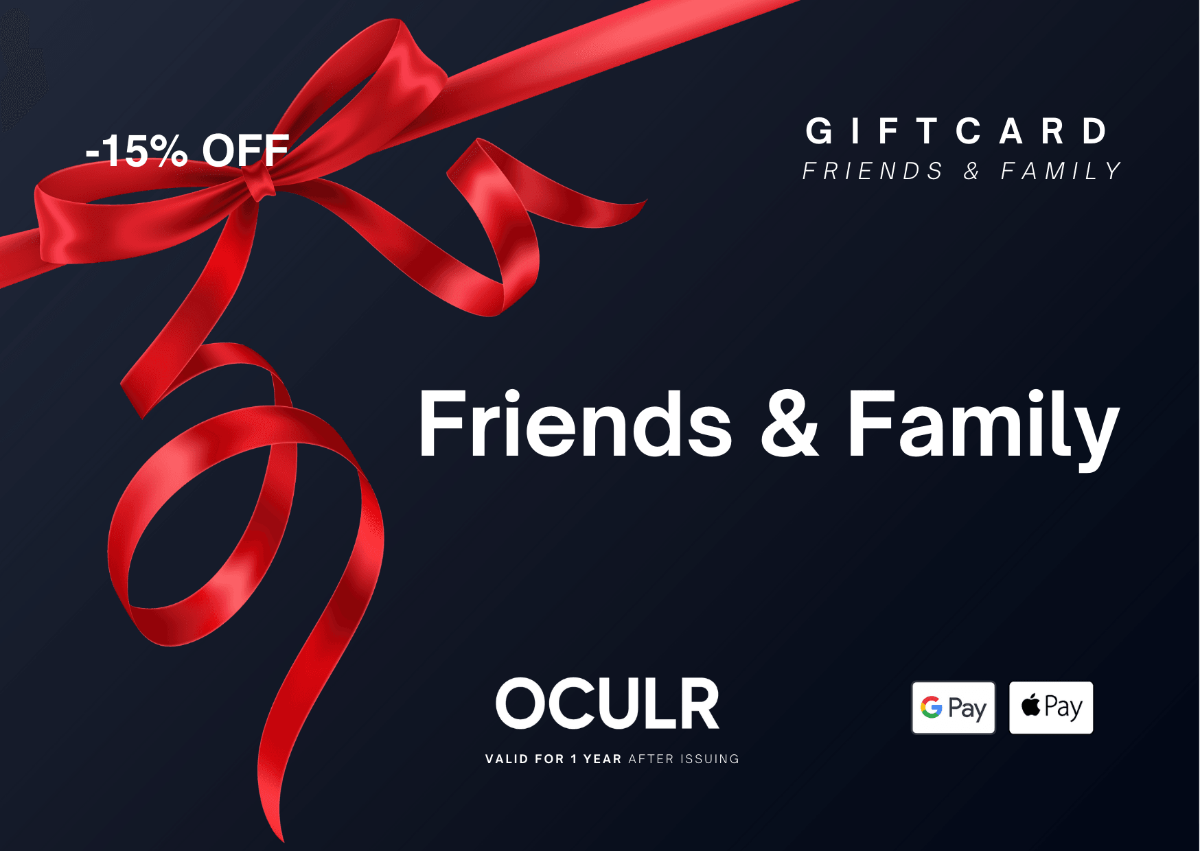 Oculr Friends & Family Giftcard - OCULR